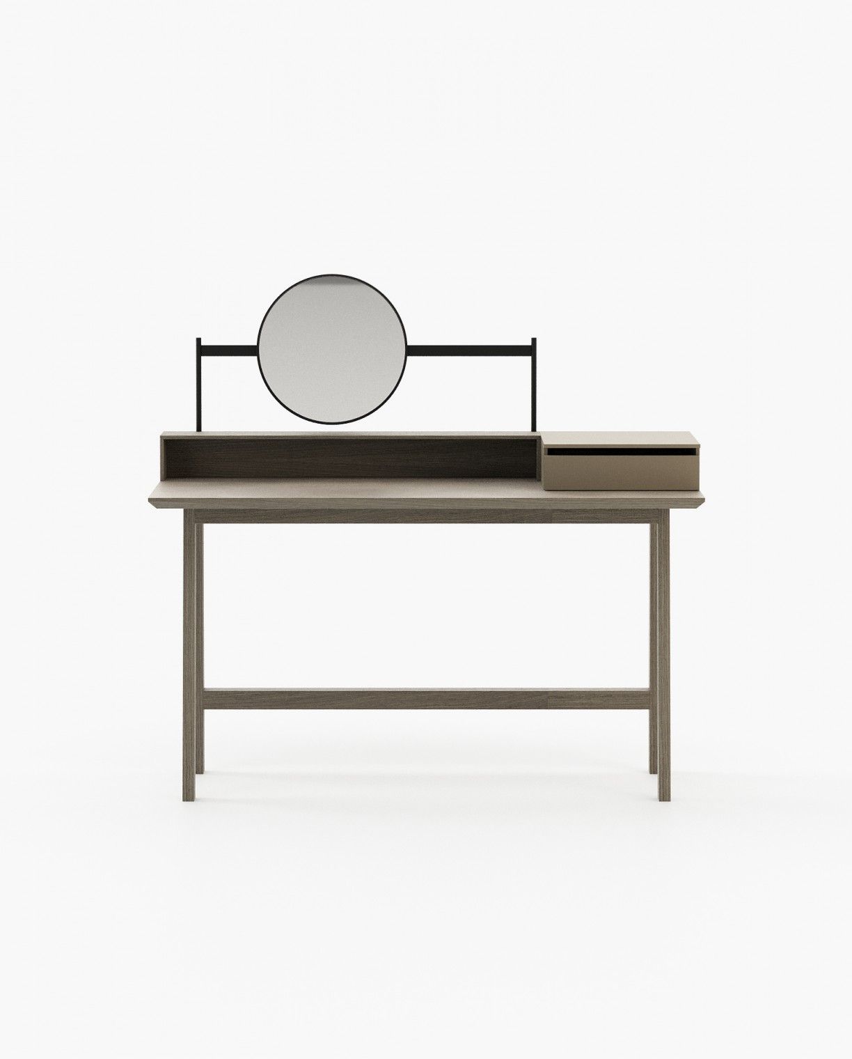 Laskasas MORETON Dressing Table Aged Oak Veneer Matte - Araco Interiors