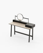 Laskasas MORETON Dressing Table Black Lacquer Matte - Araco Interiors