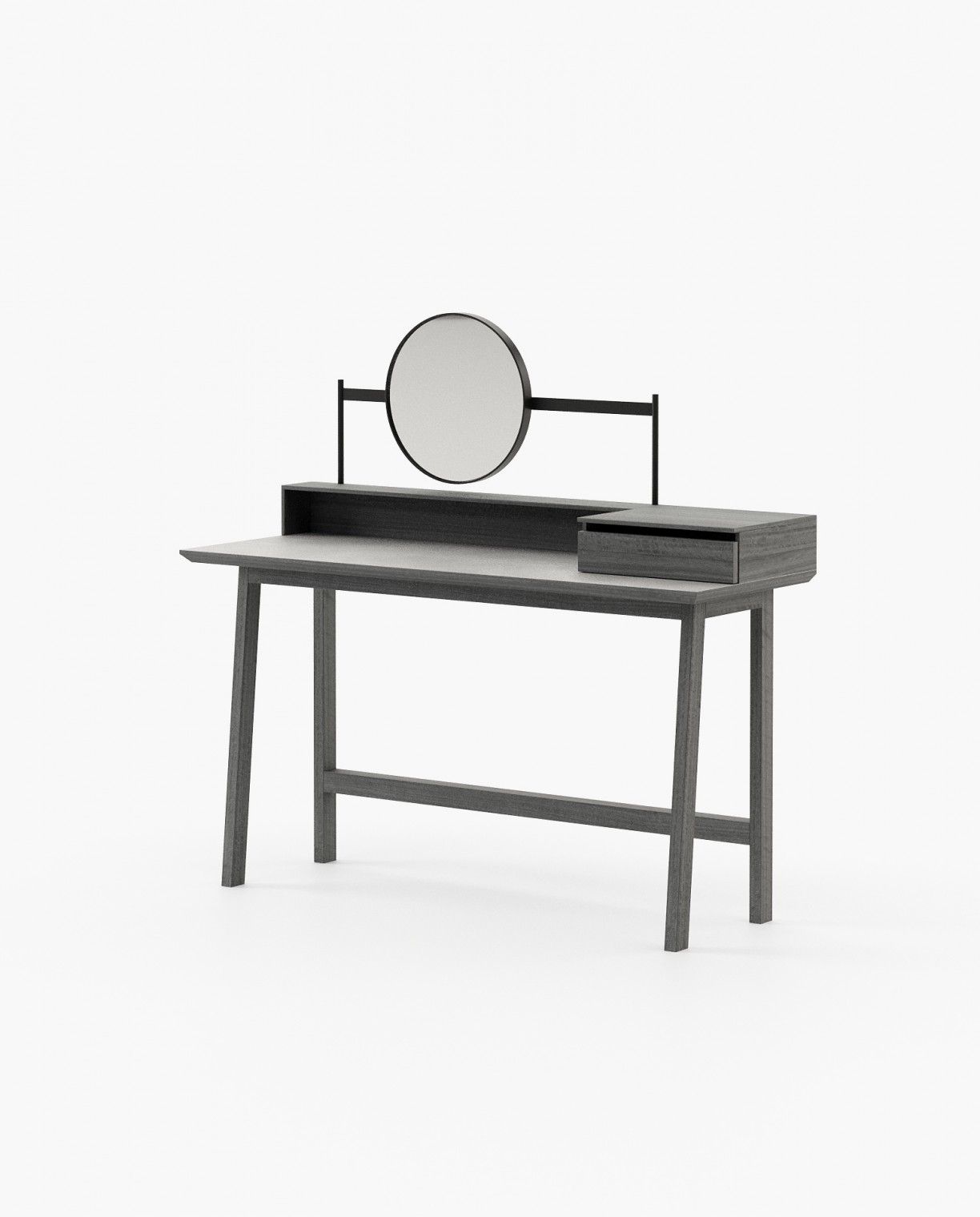 Laskasas MORETON Dressing Table Grey Eucalyptus Veneer Matte - Araco Interiors