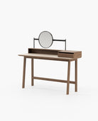 Laskasas MORETON Dressing Table Walnut Veneer Matte - Araco Interiors
