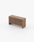 Laskasas MUCALA Set of 8 Chest of Drawers Walnut Veneer Matte - Araco Interiors