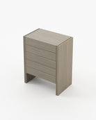 Laskasas MUCALA Tallboy Chest of Drawers Aged Oak Veneer Matte - Araco Interiors