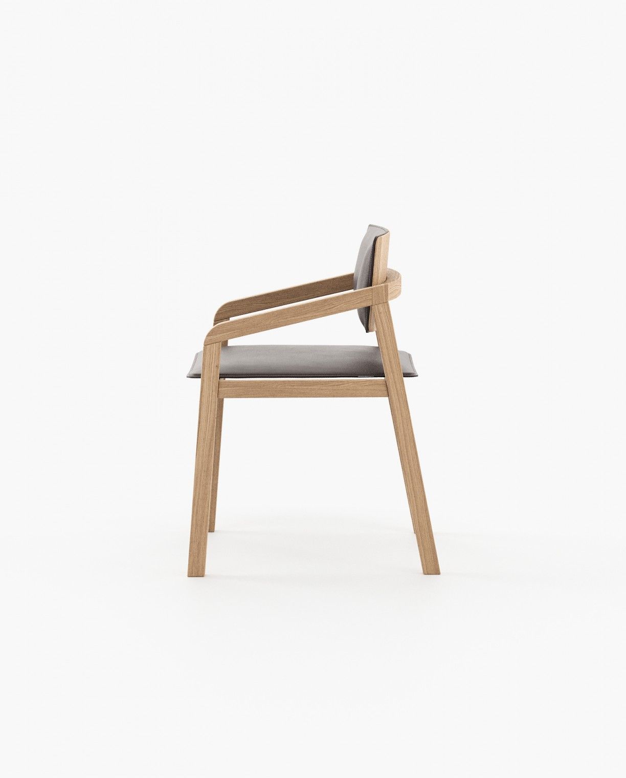Laskasas MULL with arms Dining Chair & Bench Athens Dark Brown - Araco Interiors