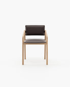 Laskasas MULL with arms Dining Chair & Bench Athens Dark Brown - Araco Interiors