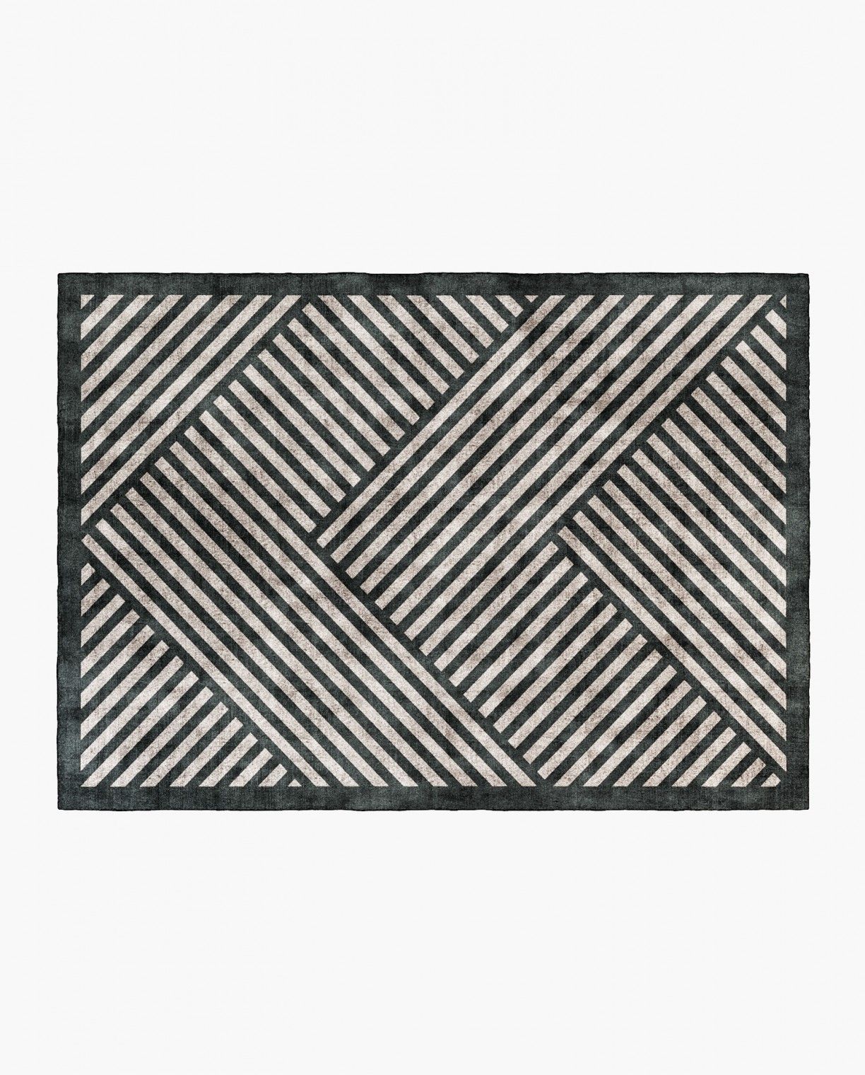 Laskasas NET Carpet & Rug Net Diamond + Anthracite - Araco Interiors