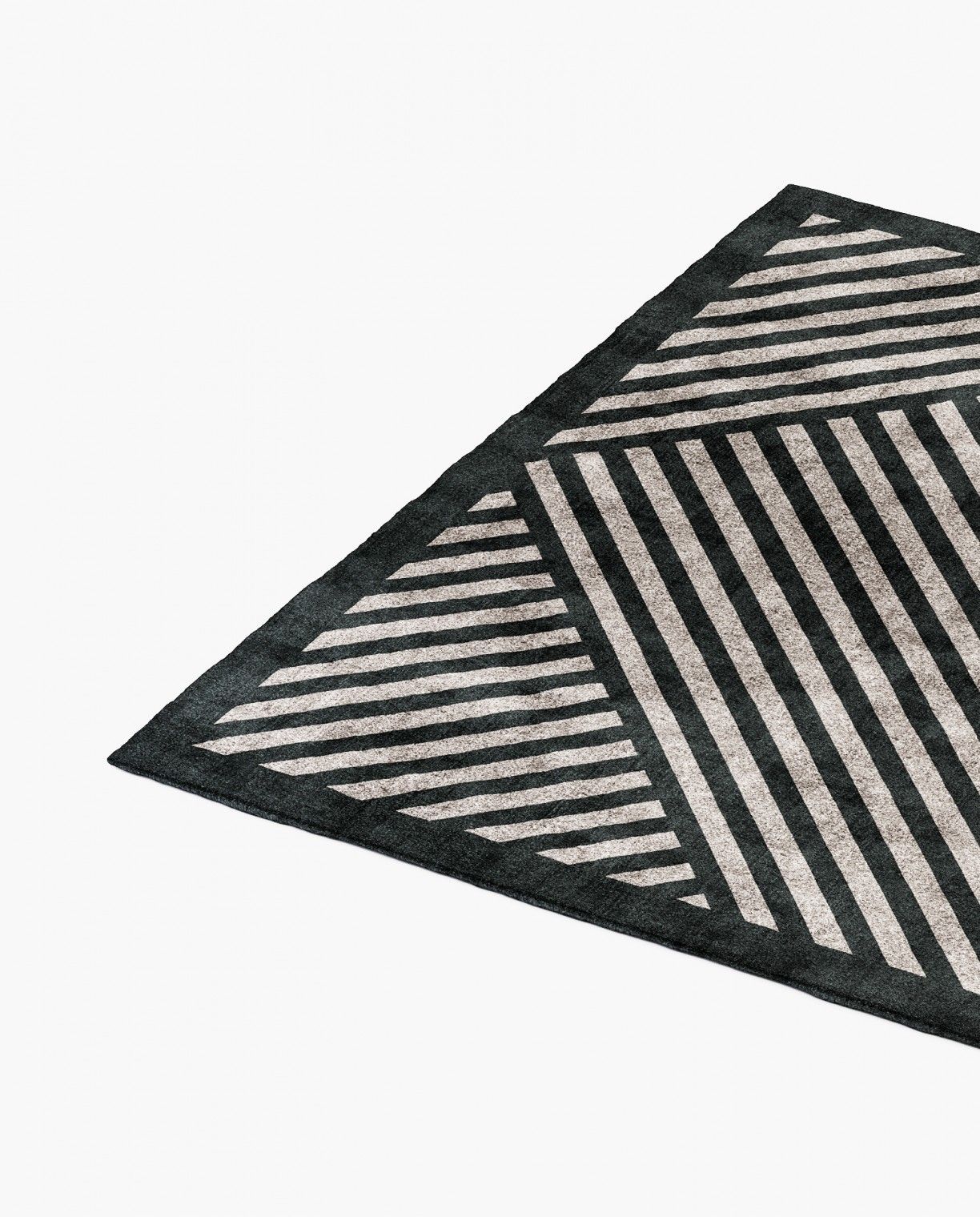 Laskasas NET Carpet & Rug Net Diamond + Anthracite - Araco Interiors