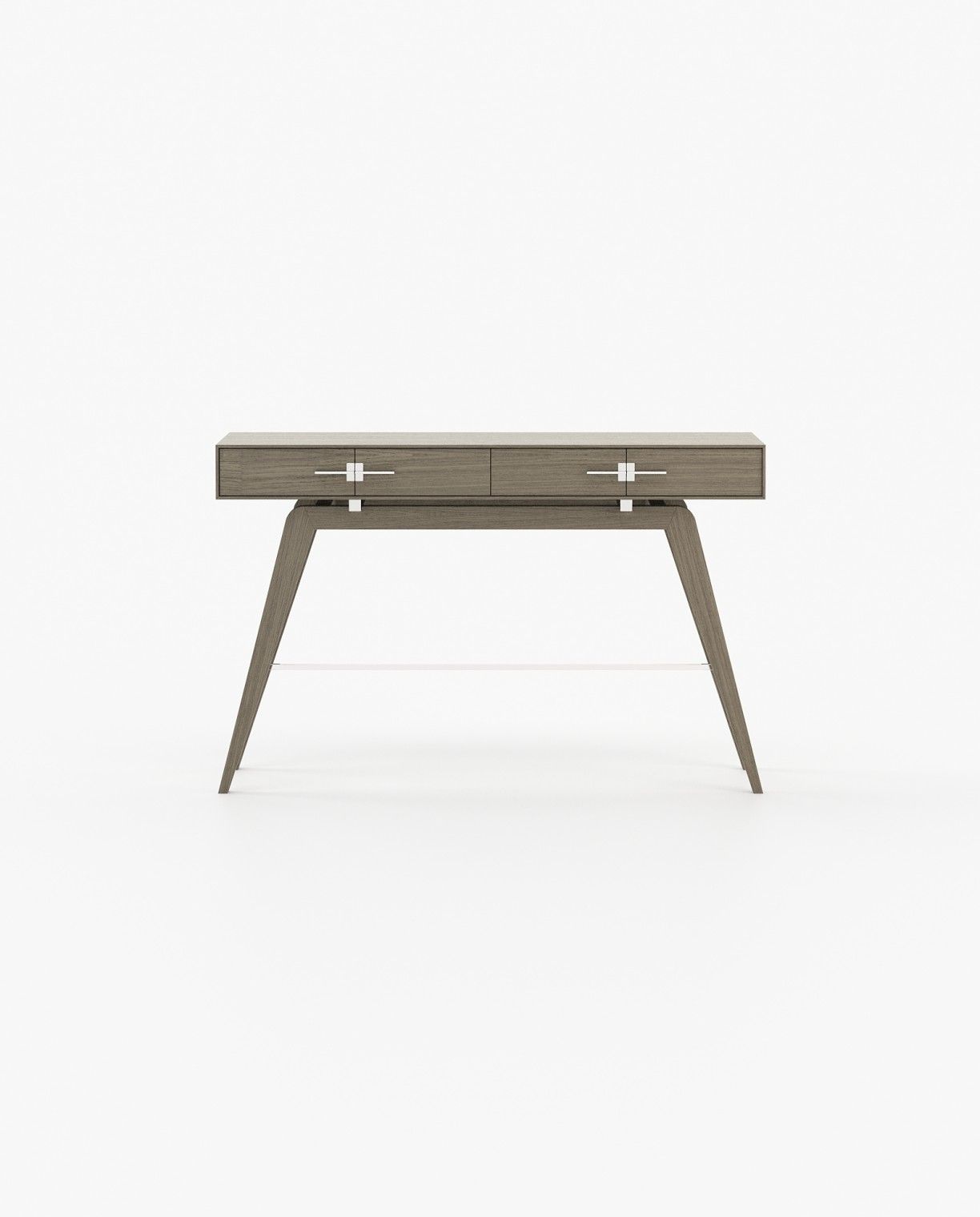 Laskasas NIELS Console Table Aged Oak Veneer Matte - Araco Interiors