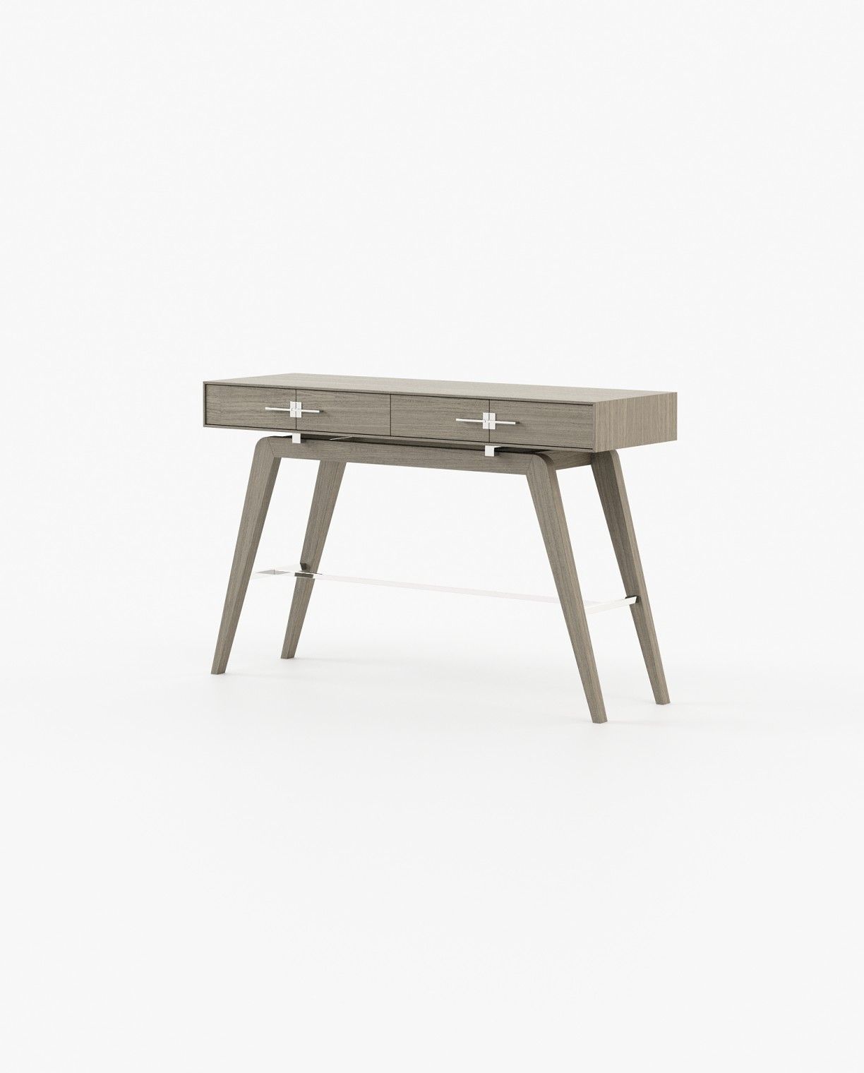 Laskasas NIELS Console Table Aged Oak Veneer Matte - Araco Interiors