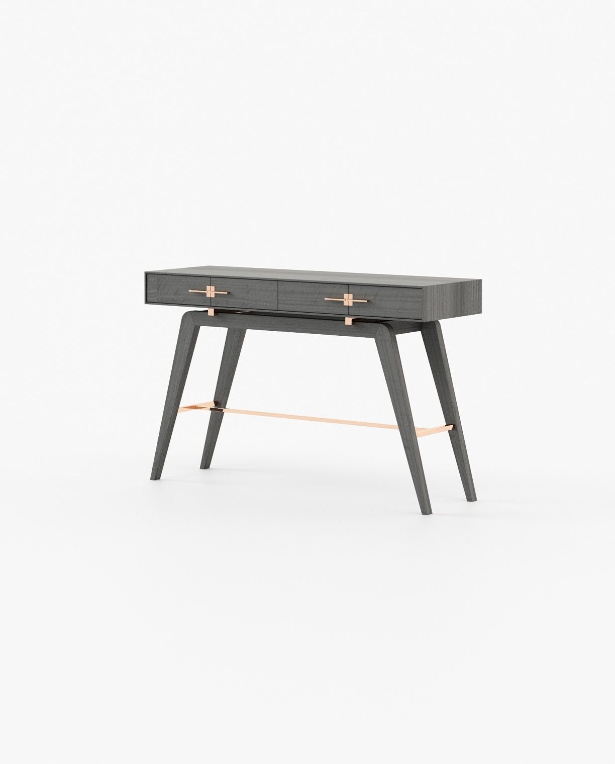 Laskasas NIELS Console Table Grey Eucalyptus Veneer Matte - Araco Interiors