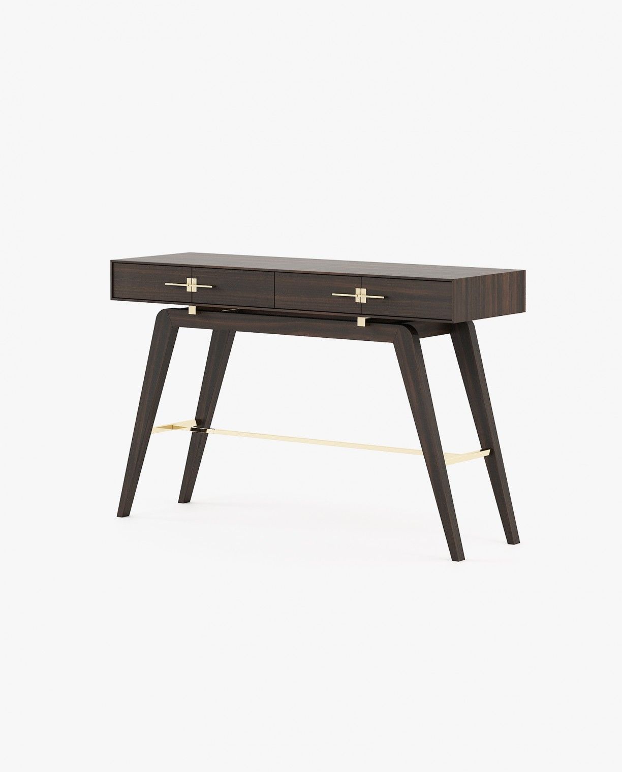 Laskasas NIELS Console Table Smoked Eucalyptus Veneer Matte - Araco Interiors