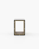 Laskasas NILO Nest & Side Table Nero Marquina Polished Marble - Araco Interiors