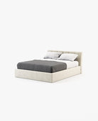 Laskasas NORMA Bed & Headboard Vienna Cream - Araco Interiors