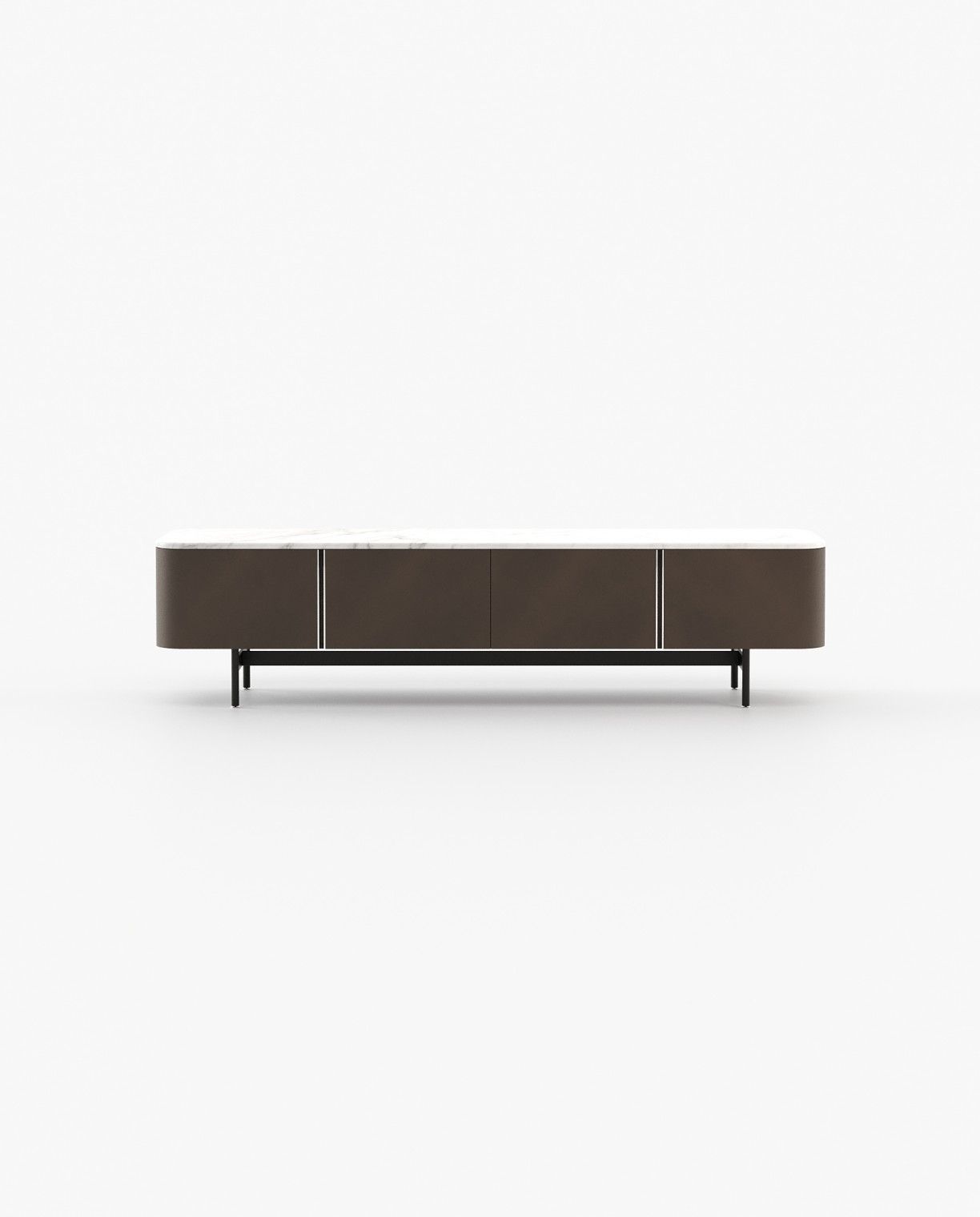 Laskasas NORMAN Media Unit Seoul Brown - Araco Interiors
