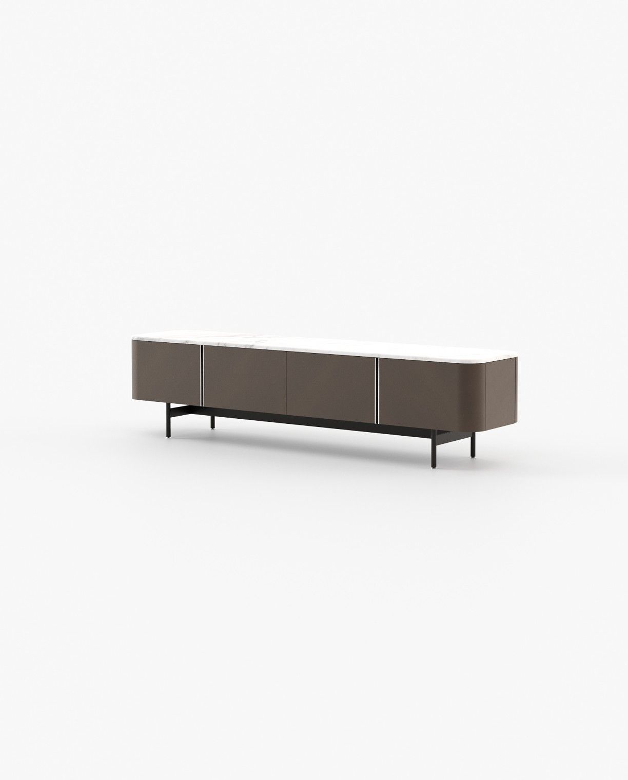 Laskasas NORMAN Media Unit Seoul Brown - Araco Interiors