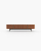 Laskasas NORMAN Media Unit Smoked Oak Veneer Matte - Araco Interiors