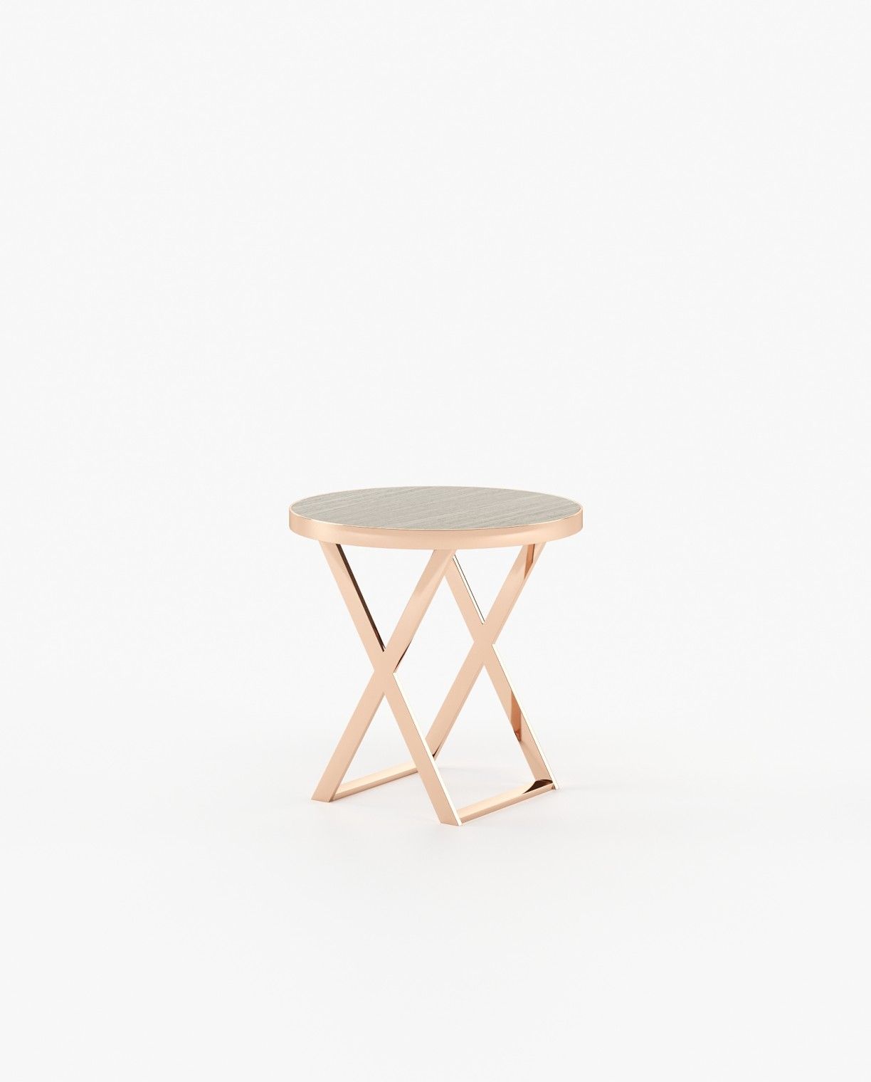 Laskasas NOTTINGHAM Nest & Side Table Aged Oak Veneer Matte - Araco Interiors