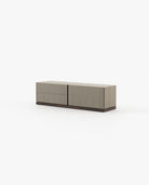 Laskasas PAM Media Unit Aged Oak Veneer Matte - Araco Interiors