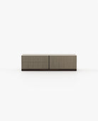 Laskasas PAM Media Unit Aged Oak Veneer Matte - Araco Interiors