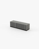 Laskasas PAM Media Unit Grey Eucalyptus Veneer Matte - Araco Interiors