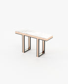 Laskasas PEARL Console Table Grey Eucalyptus Veneer Matte - Araco Interiors