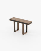 Laskasas PEARL Console Table Walnut Veneer Matte - Araco Interiors