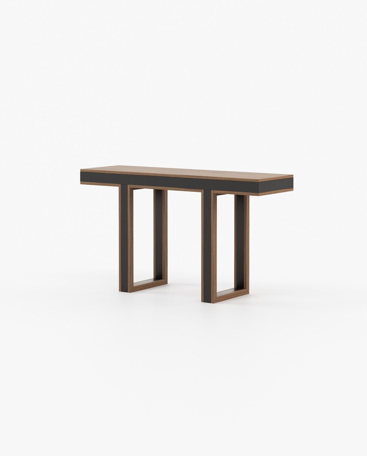 Laskasas PEARL Dining & Bar Table Walnut Veneer Matte - Araco Interiors