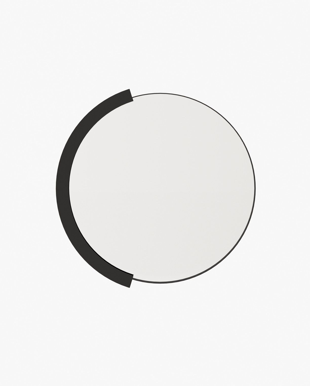 Laskasas PHILL Mirror Textured Black Iron - Araco Interiors