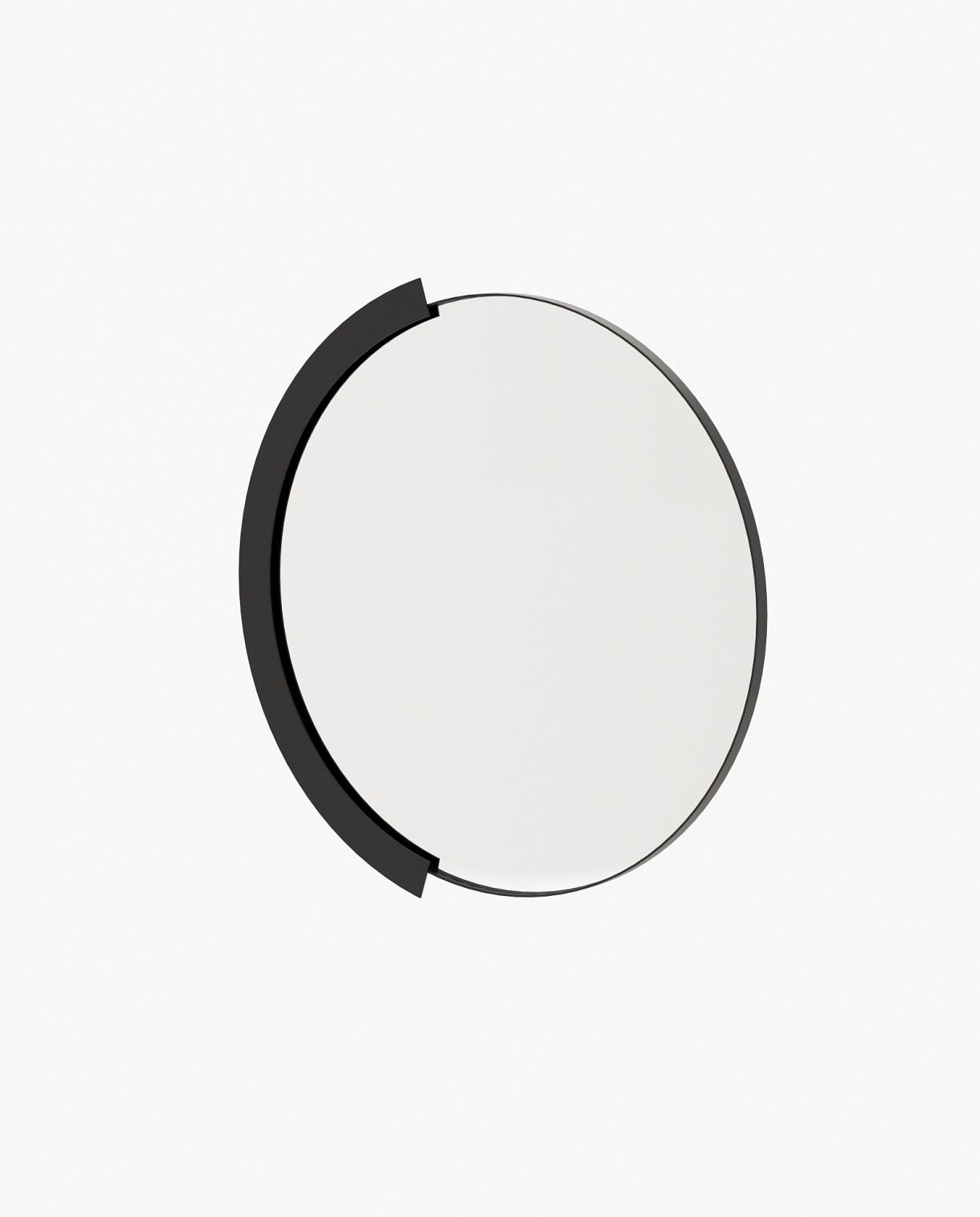 Laskasas PHILL Mirror Textured Black Iron - Araco Interiors
