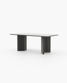 Laskasas PONZA Dining & Bar Table Grey Eucalyptus Veneer Matte - Araco Interiors