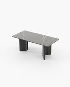 Laskasas PONZA Dining & Bar Table Grey Eucalyptus Veneer Matte - Araco Interiors