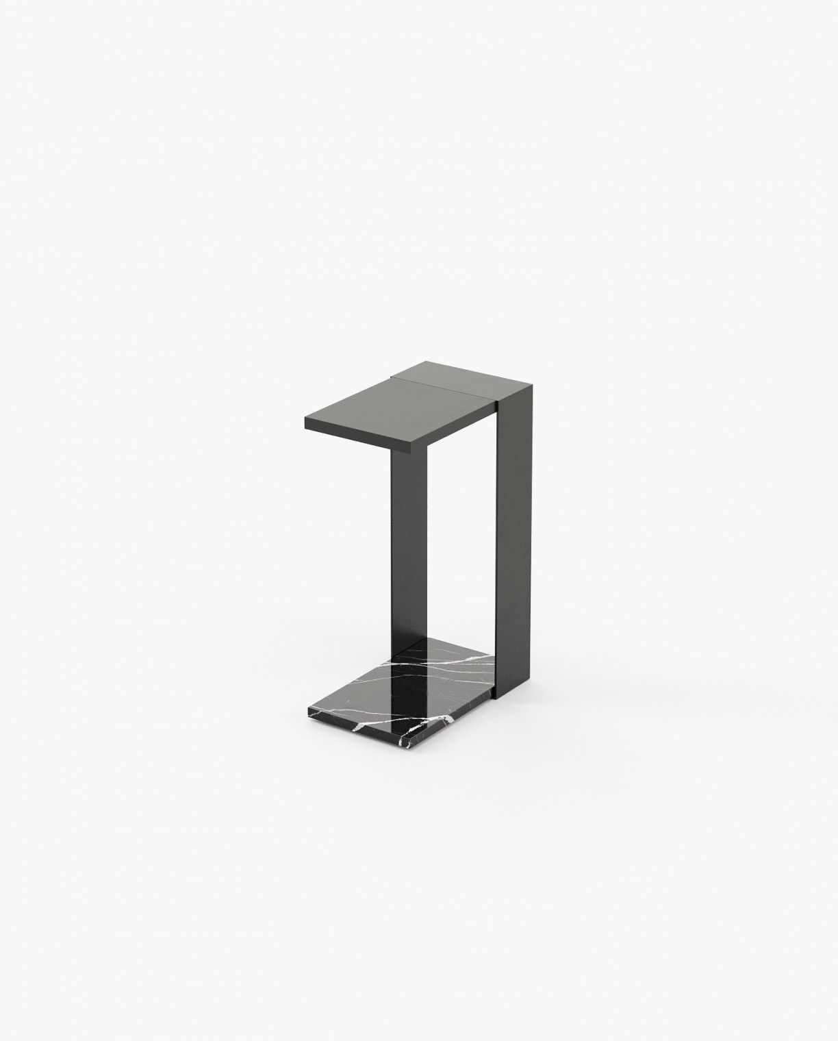 Laskasas POPPI Nest & Side Table Black Lacquer Matte - Araco Interiors