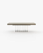 Laskasas PRESTIGE fixed Dining & Bar Table Aged Oak Veneer Matte - Araco Interiors