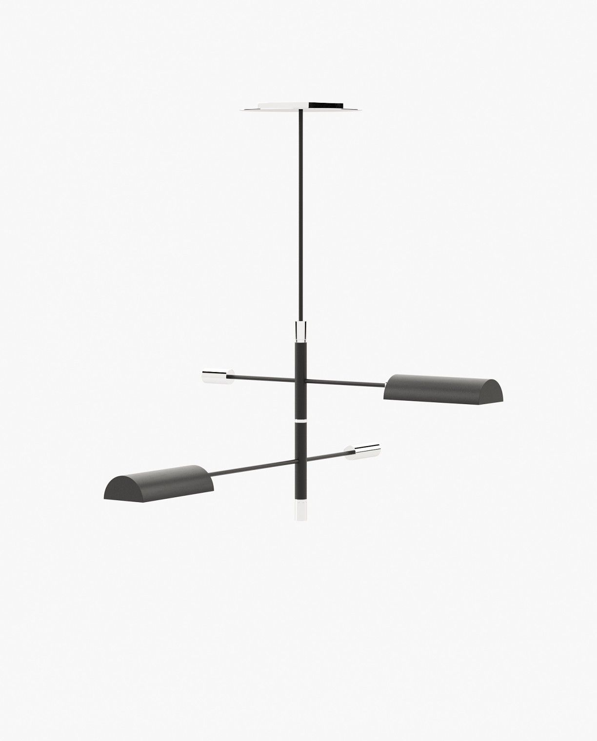 Laskasas RANDOLPH Ceiling Light Polished Stainless Steel - Araco Interiors
