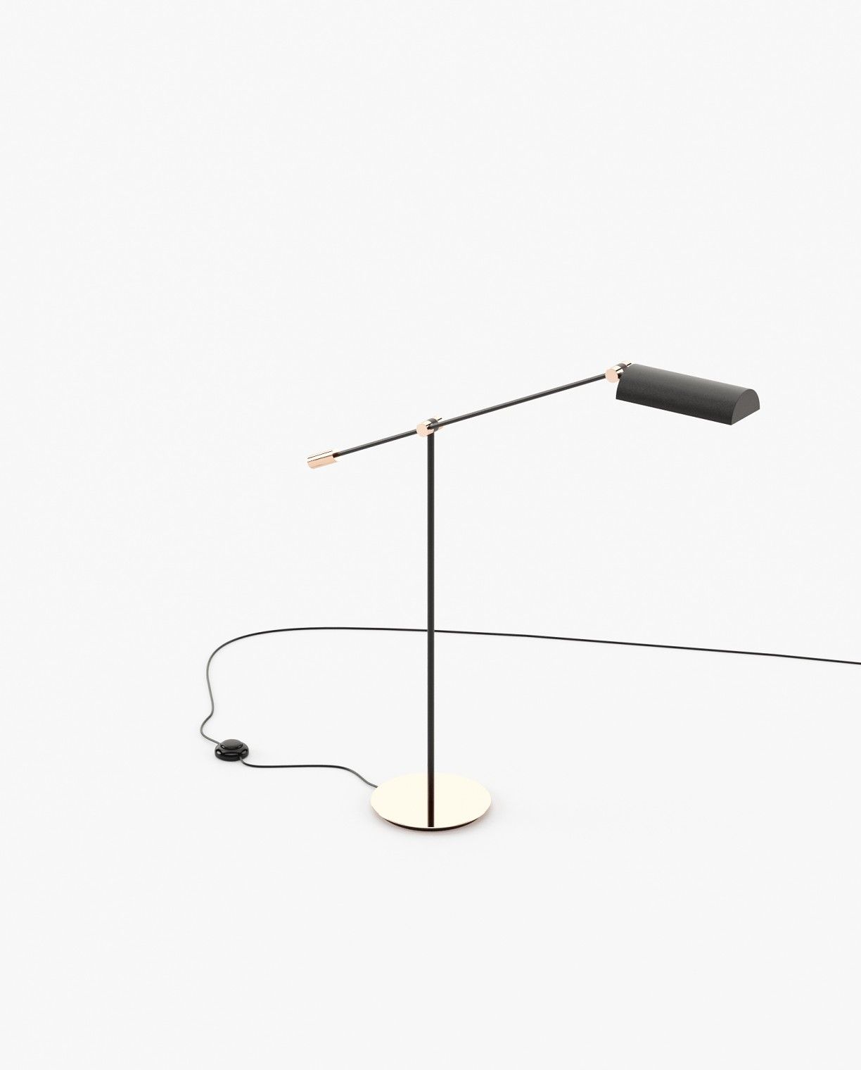 Laskasas RANDOLPH Floor Lamp Copper Polished Stainless Steel - Araco Interiors