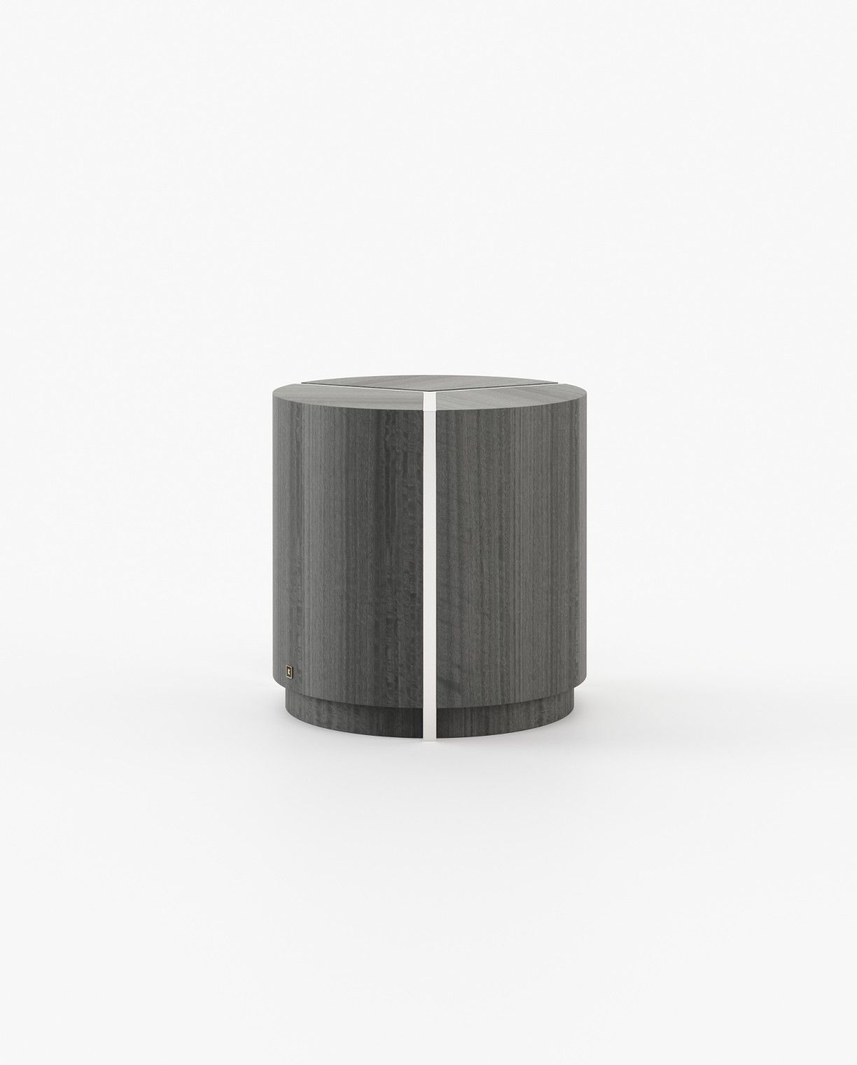 Laskasas RIGA Nest & Side Table Grey Eucalyptus Veneer Matte - Araco Interiors