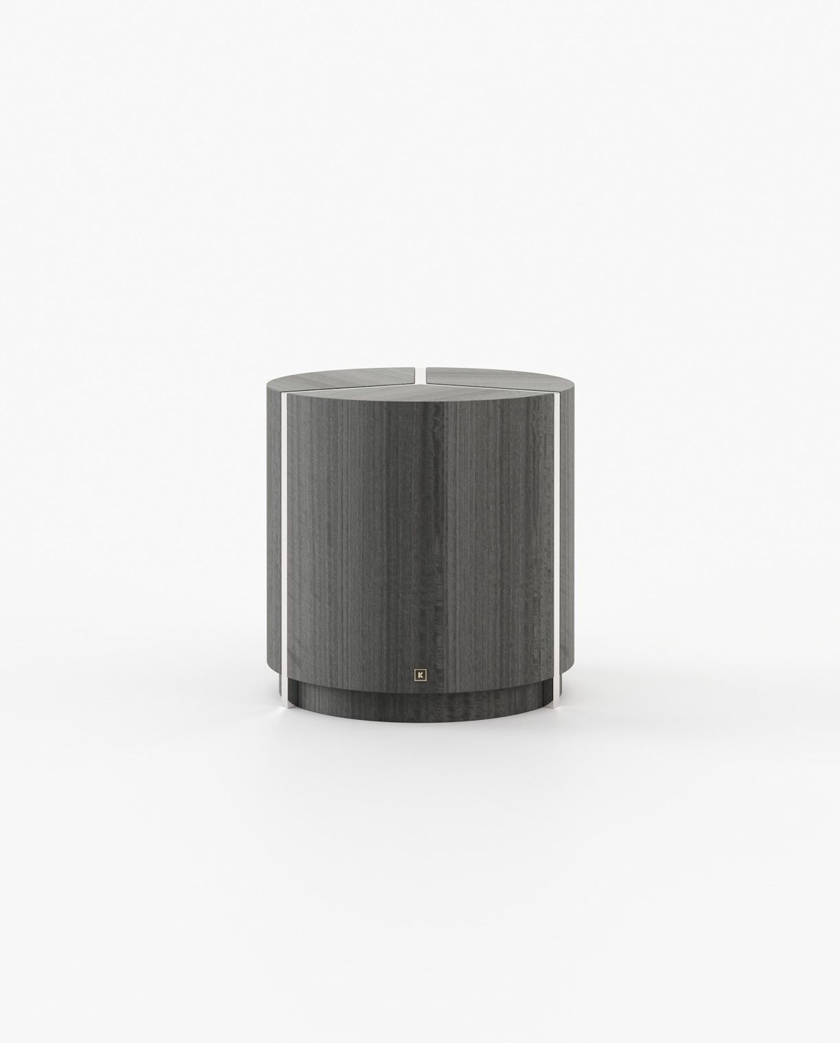 Laskasas RIGA Nest & Side Table Grey Eucalyptus Veneer Matte - Araco Interiors
