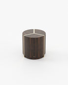 Laskasas RIGA Nest & Side Table Smoked Eucalyptus Veneer Matte - Araco Interiors