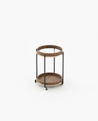Laskasas RILEY Nest & Side Table Walnut Veneer Matte - Araco Interiors