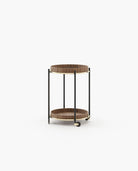 Laskasas RILEY Nest & Side Table Walnut Veneer Matte - Araco Interiors