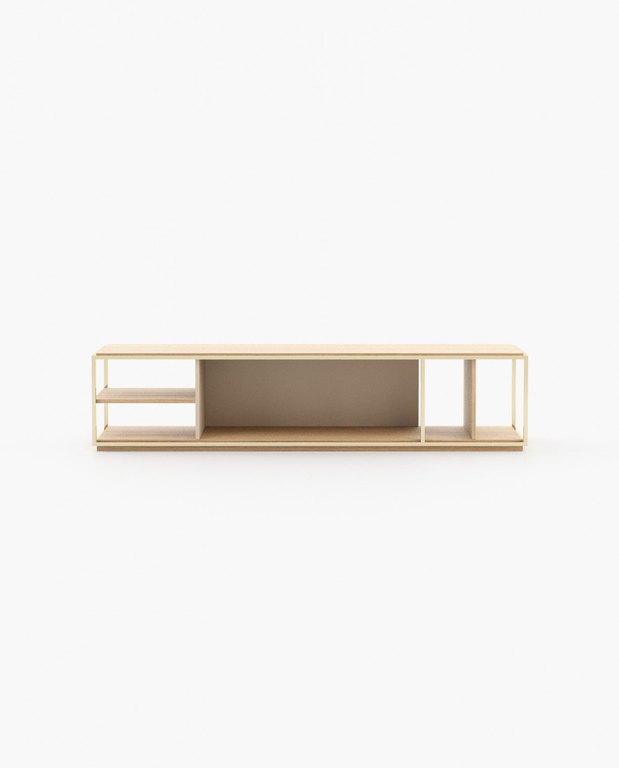 Laskasas RODNEY Bookcase & Shelving Oak Veneer Matte - Araco Interiors
