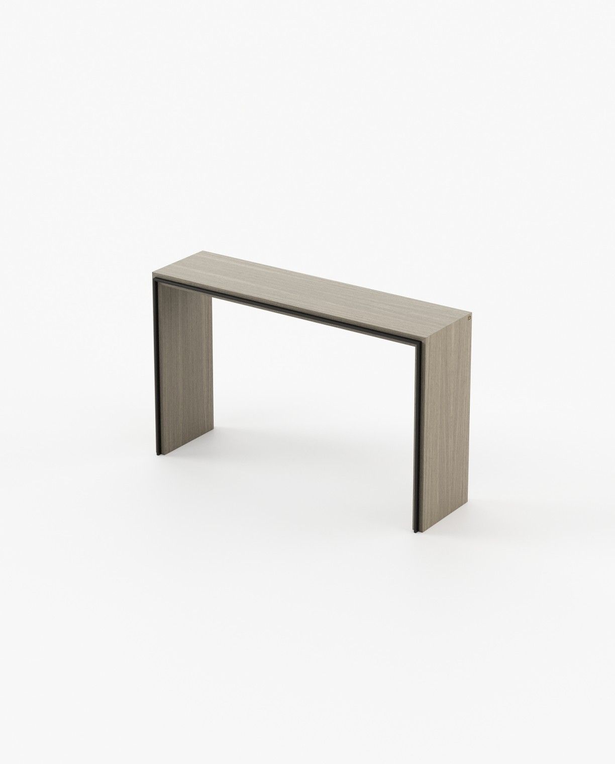 Laskasas RORY Console Table Aged Oak Veneer Matte - Araco Interiors