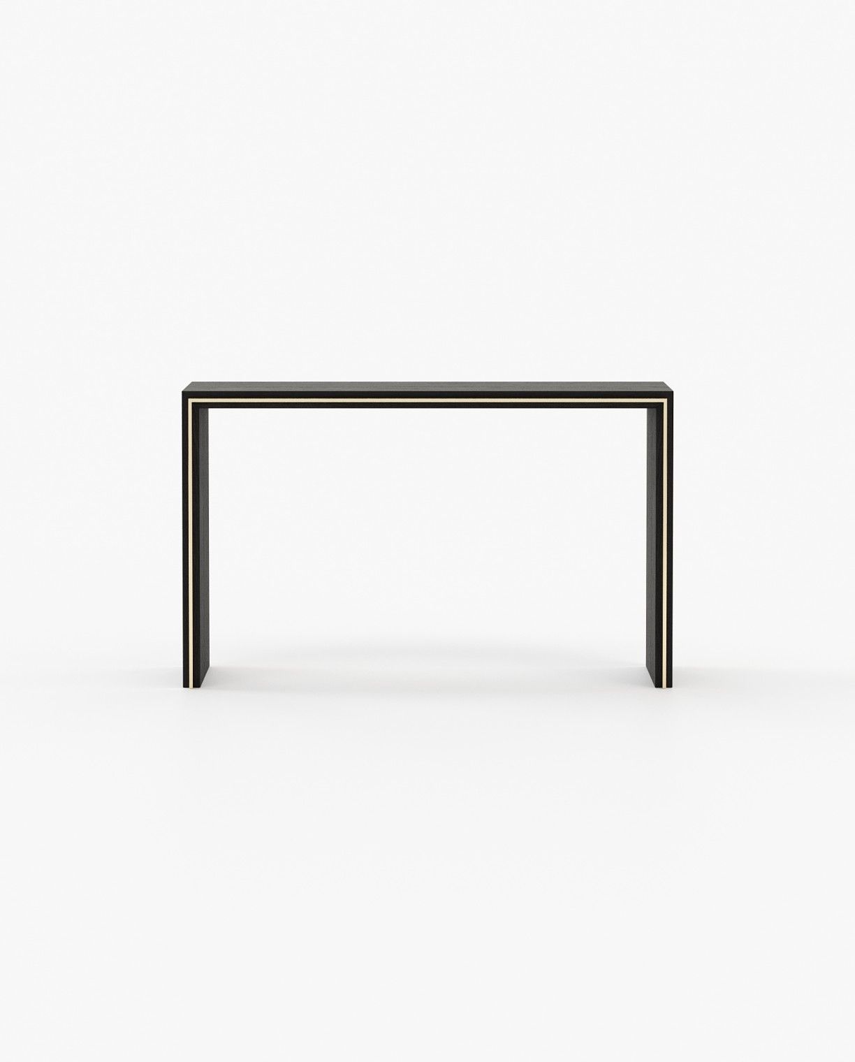 Laskasas RORY Console Table Black Ash Veneer Matte - Araco Interiors