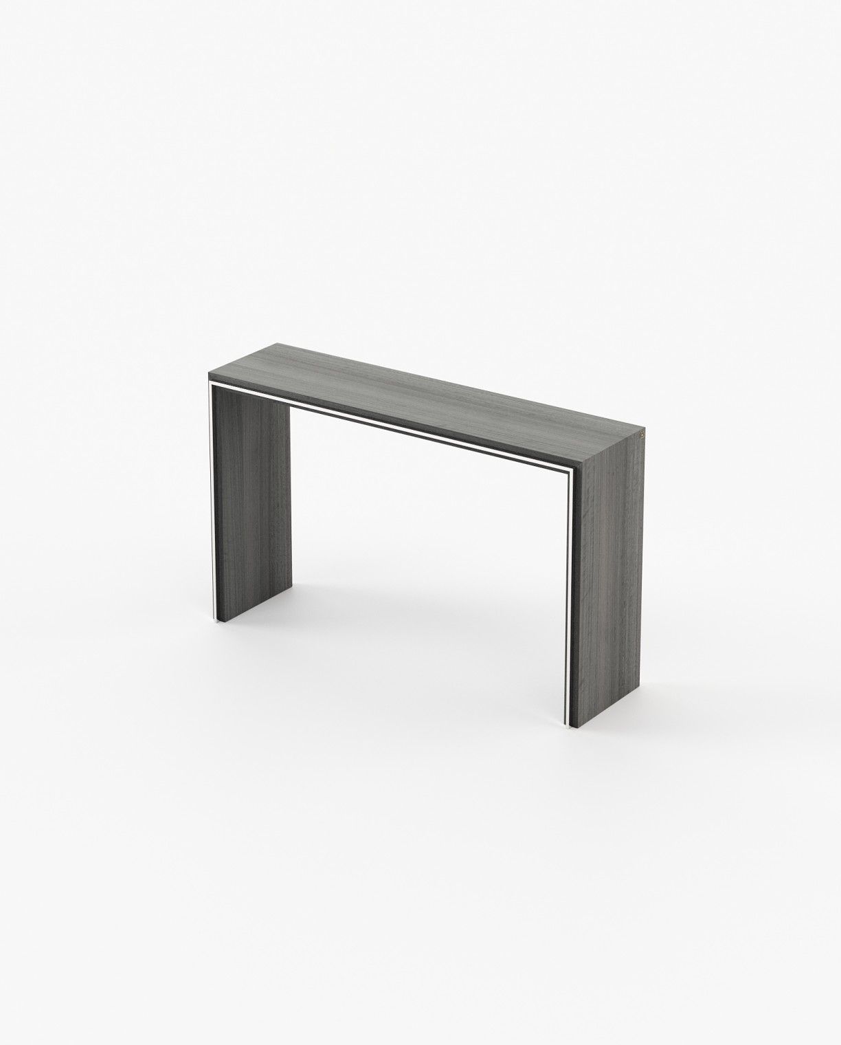Laskasas RORY Console Table Grey Eucalyptus Veneer Matte - Araco Interiors
