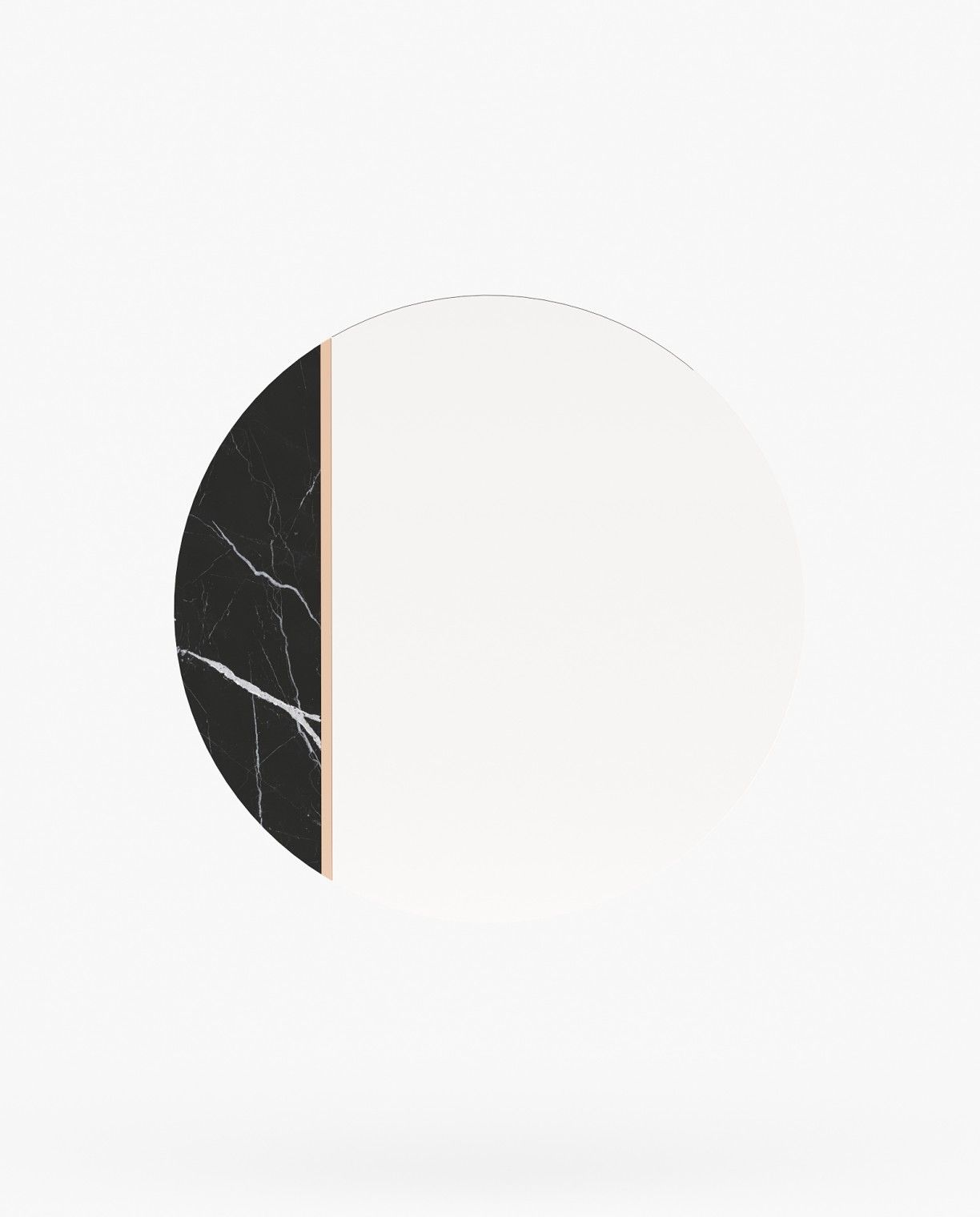 Laskasas ROSANE Mirror Nero Marquina Polished Marble - Araco Interiors