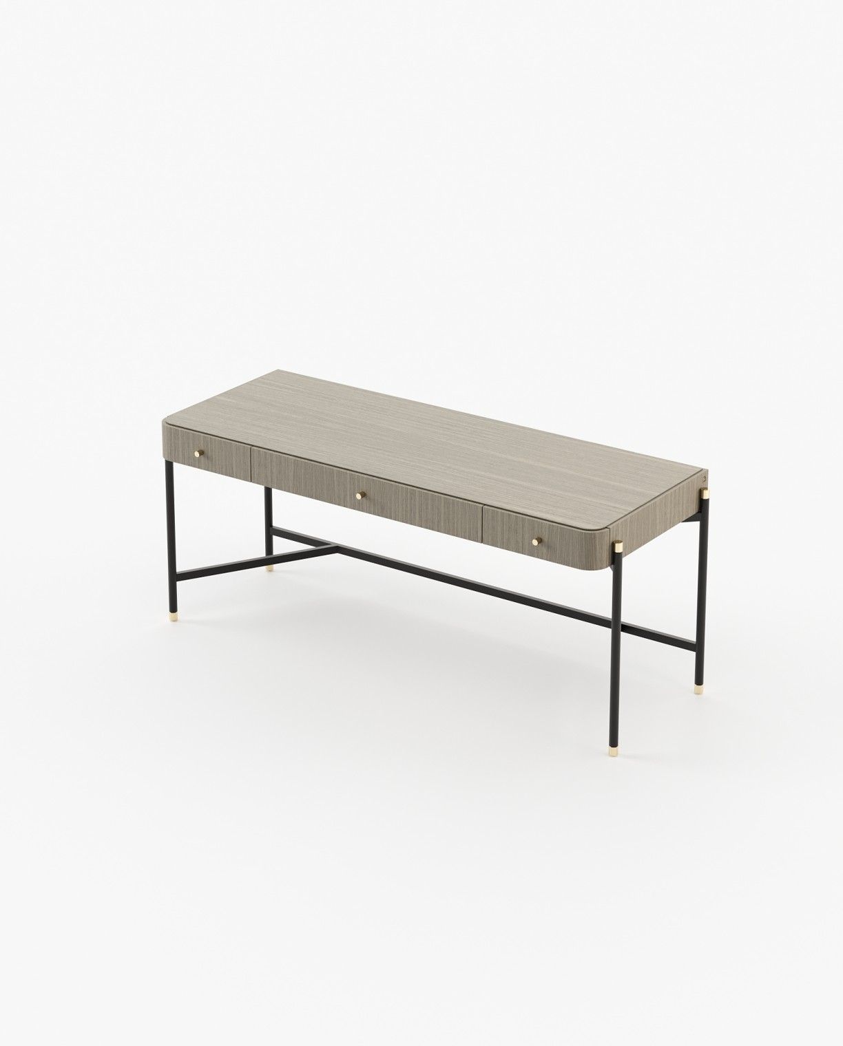 Laskasas ROSIE Desk Aged Oak Veneer Matte - Araco Interiors