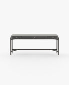 Laskasas ROSIE Desk Grey Eucalyptus Veneer Matte - Araco Interiors