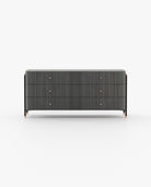 Laskasas ROSIE Set of 6 Chest of Drawers Grey Eucalyptus Veneer Matte - Araco Interiors