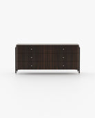 Laskasas ROSIE Set of 6 Chest of Drawers Smoked Eucalyptus Veneer Matte - Araco Interiors
