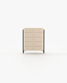 Laskasas ROSIE Tallboy Chest of Drawers Moka Lacquer Matte - Araco Interiors