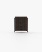 Laskasas ROSIE Tallboy Chest of Drawers Smoked Eucalyptus Veneer Matte - Araco Interiors